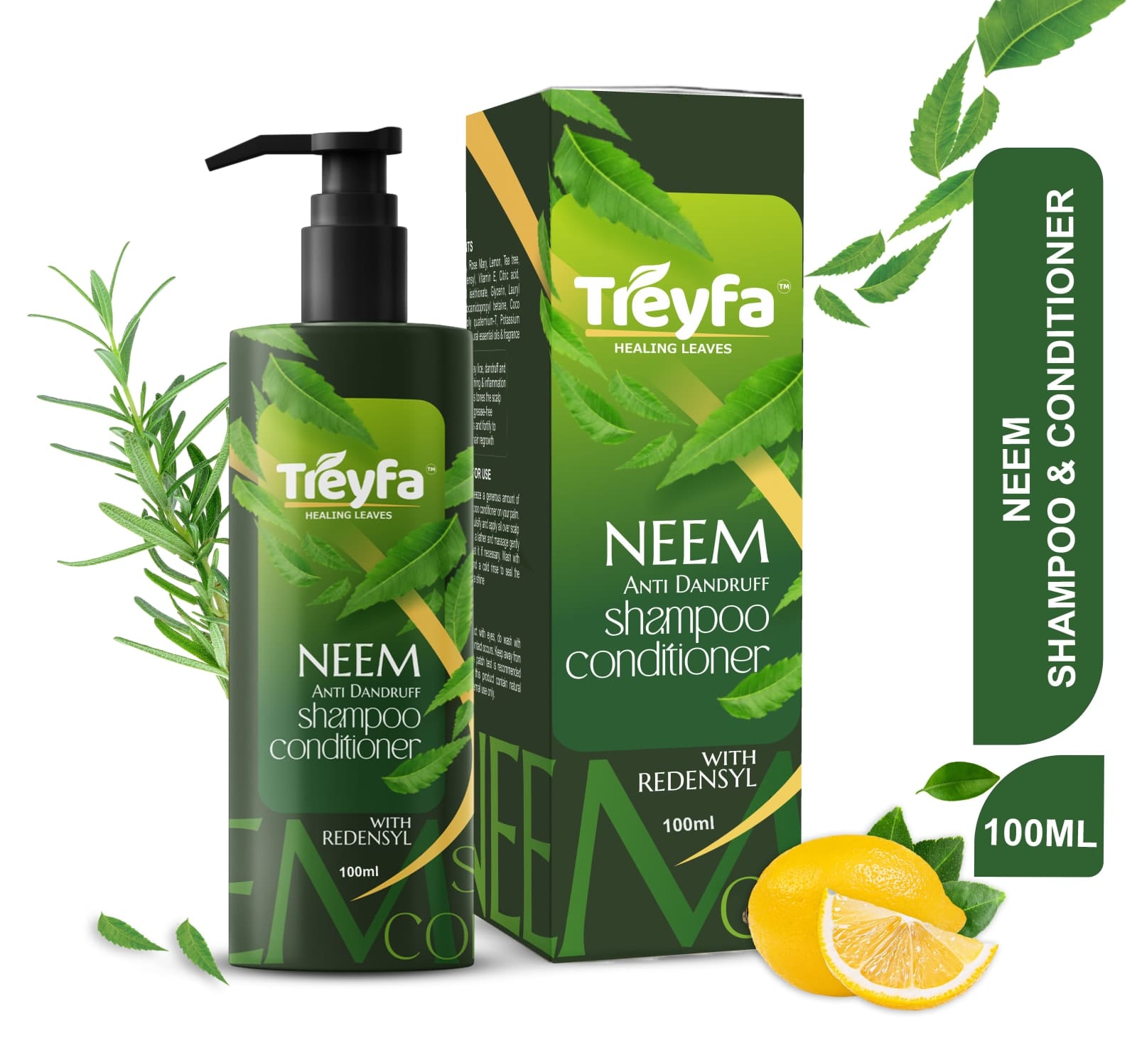 2-in-1 Neem Dandruff Bath Shampoo + Conditioner 100ML thumbnail 1