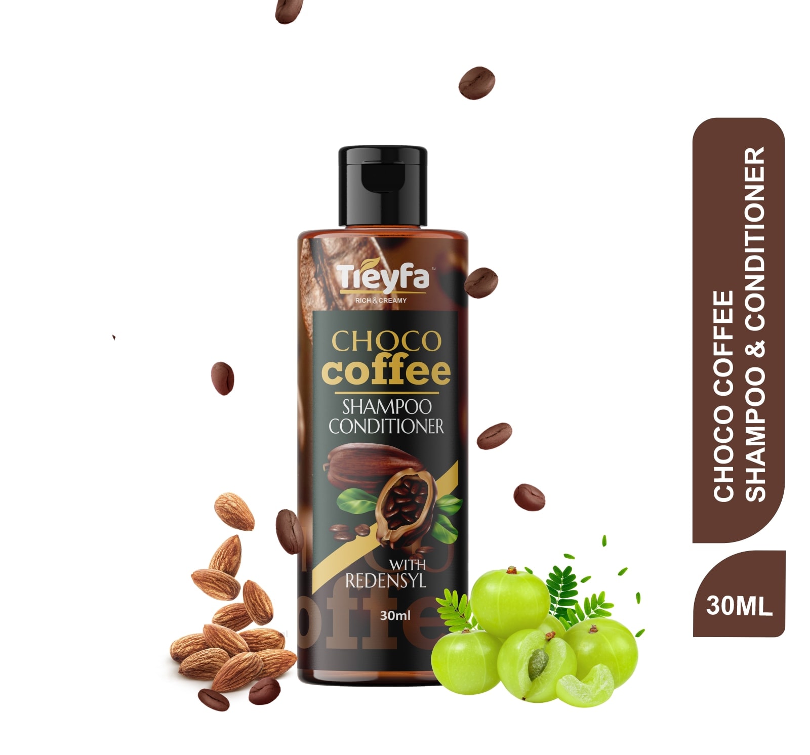 Treyfa Choco Coffee Shampoo & Conditioner 30ML 1