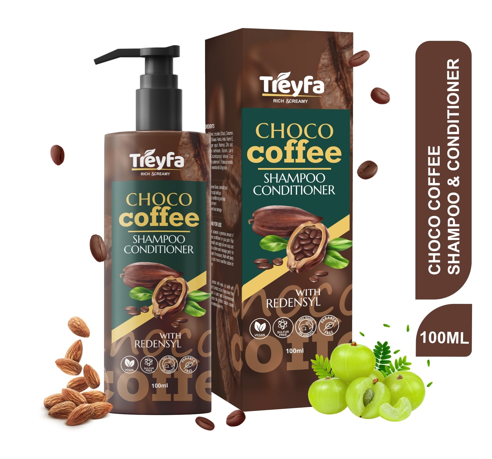 Ultimate Choco Coffee Shower Shampoo + Conditioner 100ML