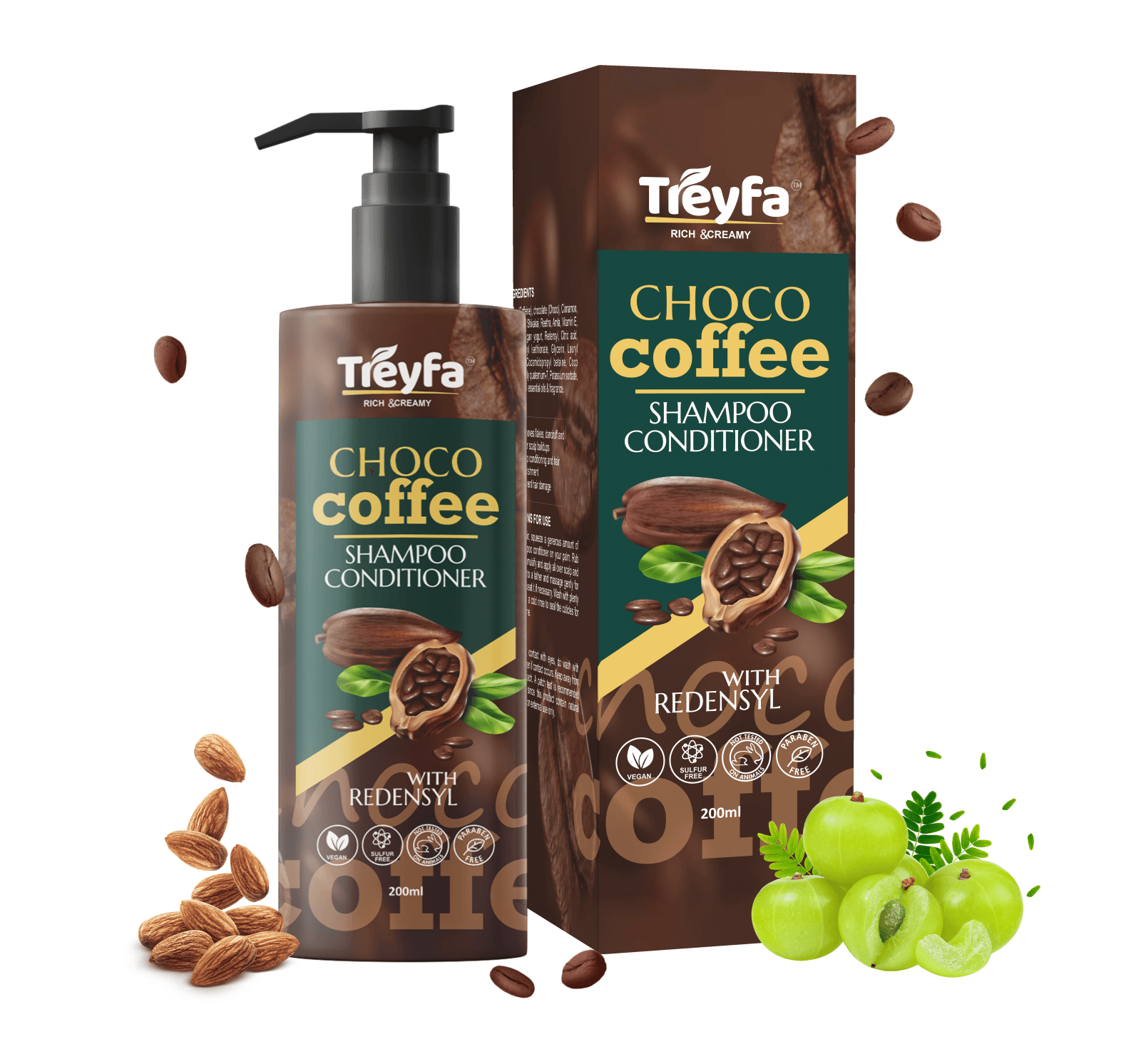 Powerful Choco Coffee Shampoo & Conditioner 200ML 1